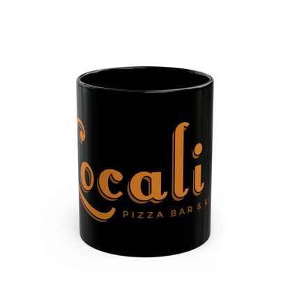 Locali Black Mug - Double Sided Classic Logo