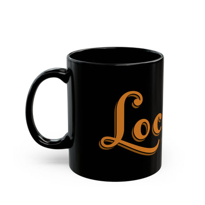 Locali Black Mug - Double Sided Classic Logo