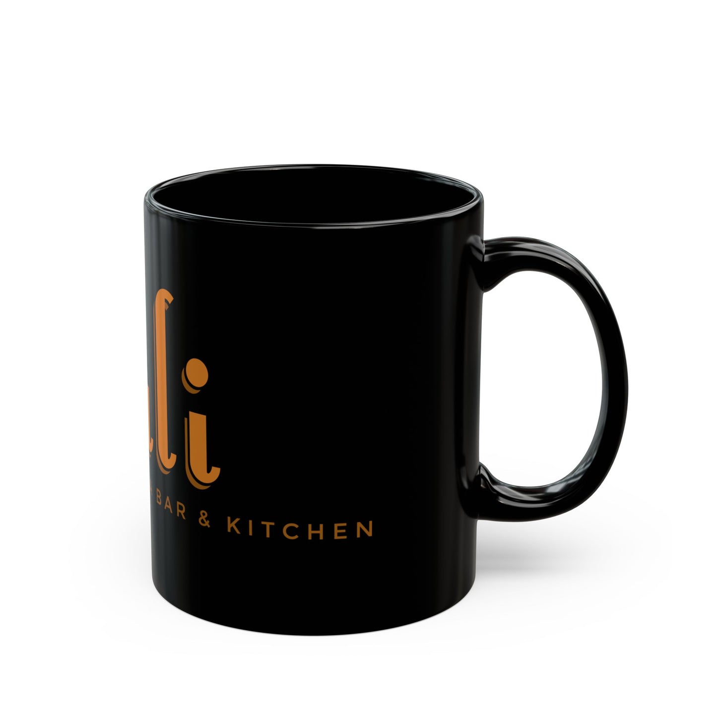 Locali Black Mug - Double Sided Classic Logo