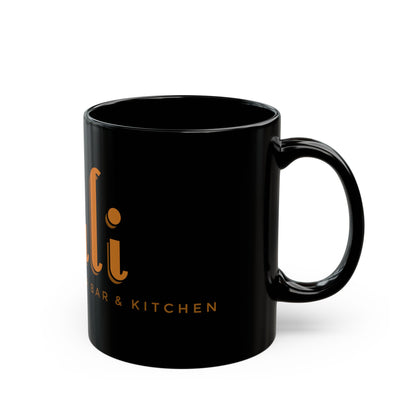 Locali Black Mug - Double Sided Classic Logo